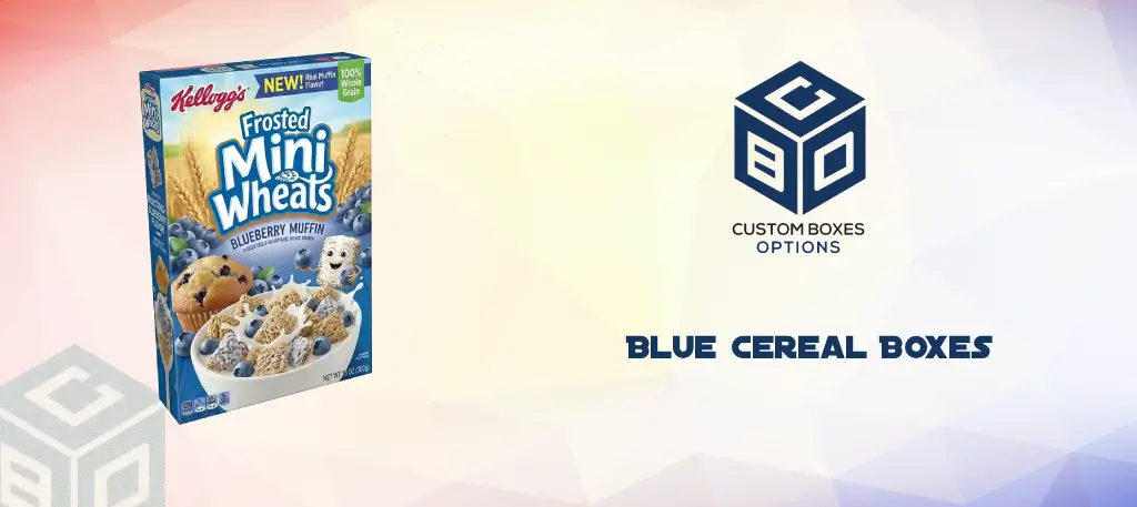 Blue Cereal Boxes