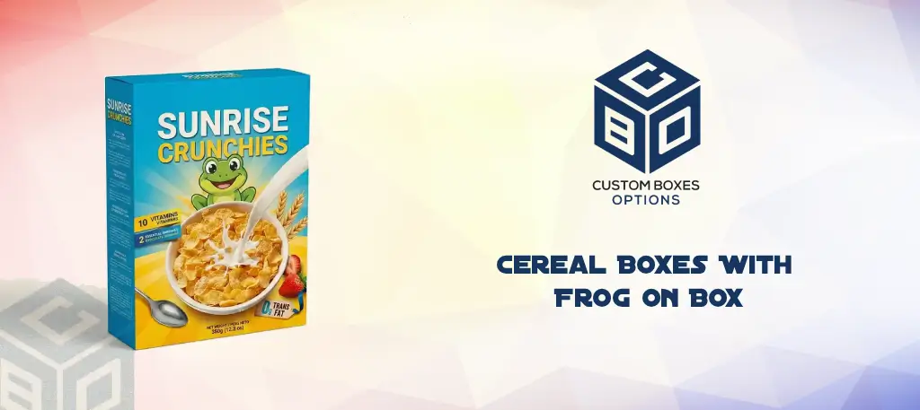 Cereal Boxes With Frog On Box