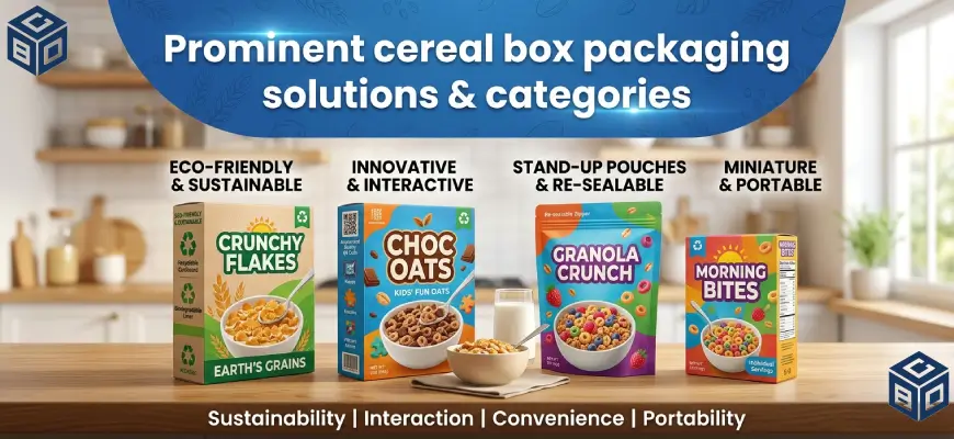 Cereal boxes