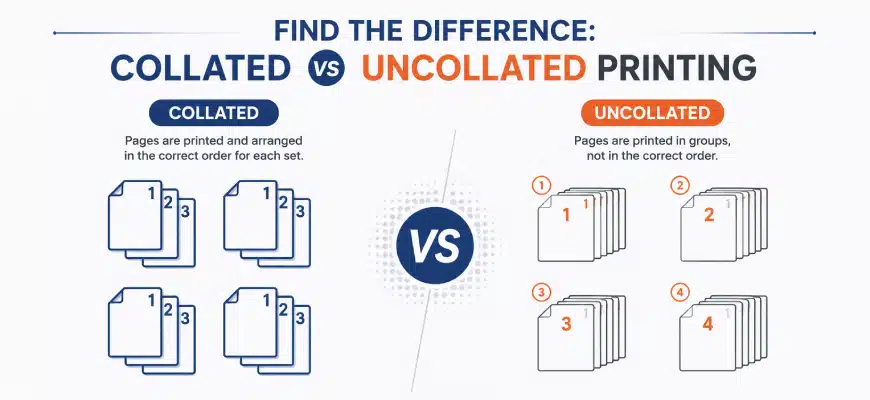 Collated vs Uncollated guide