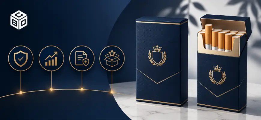 Features of custom cigarette boxes