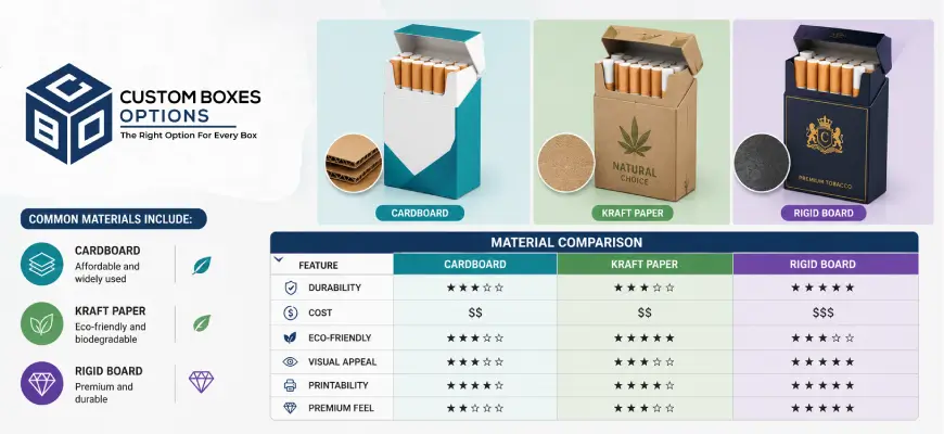 Materials Used in Cigarette Packaging