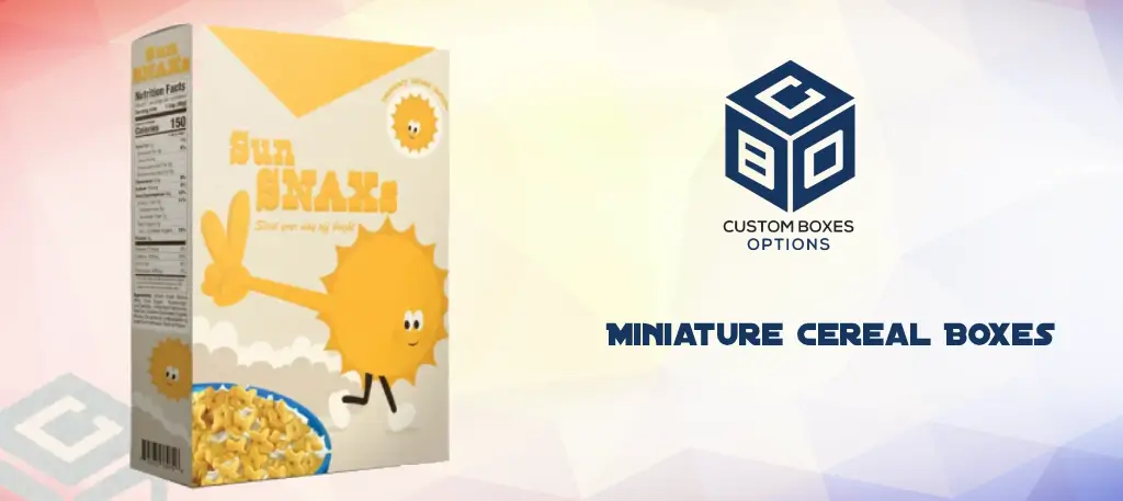 Miniature Cereal Boxes
