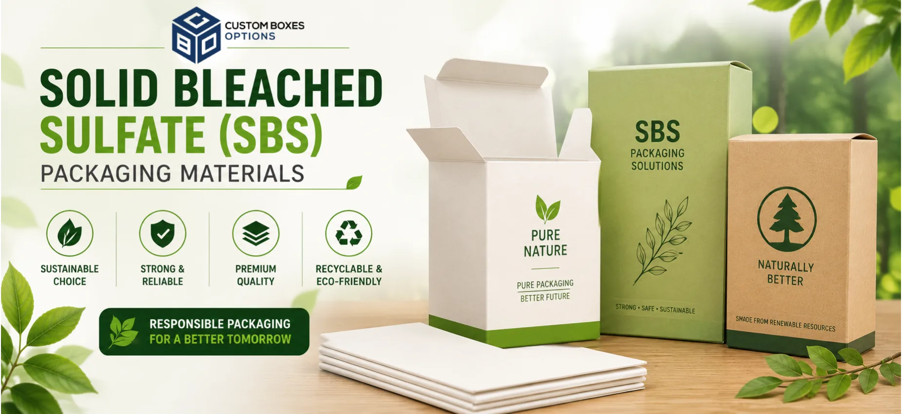 Solid Bleached Sulfate (SBS) materials