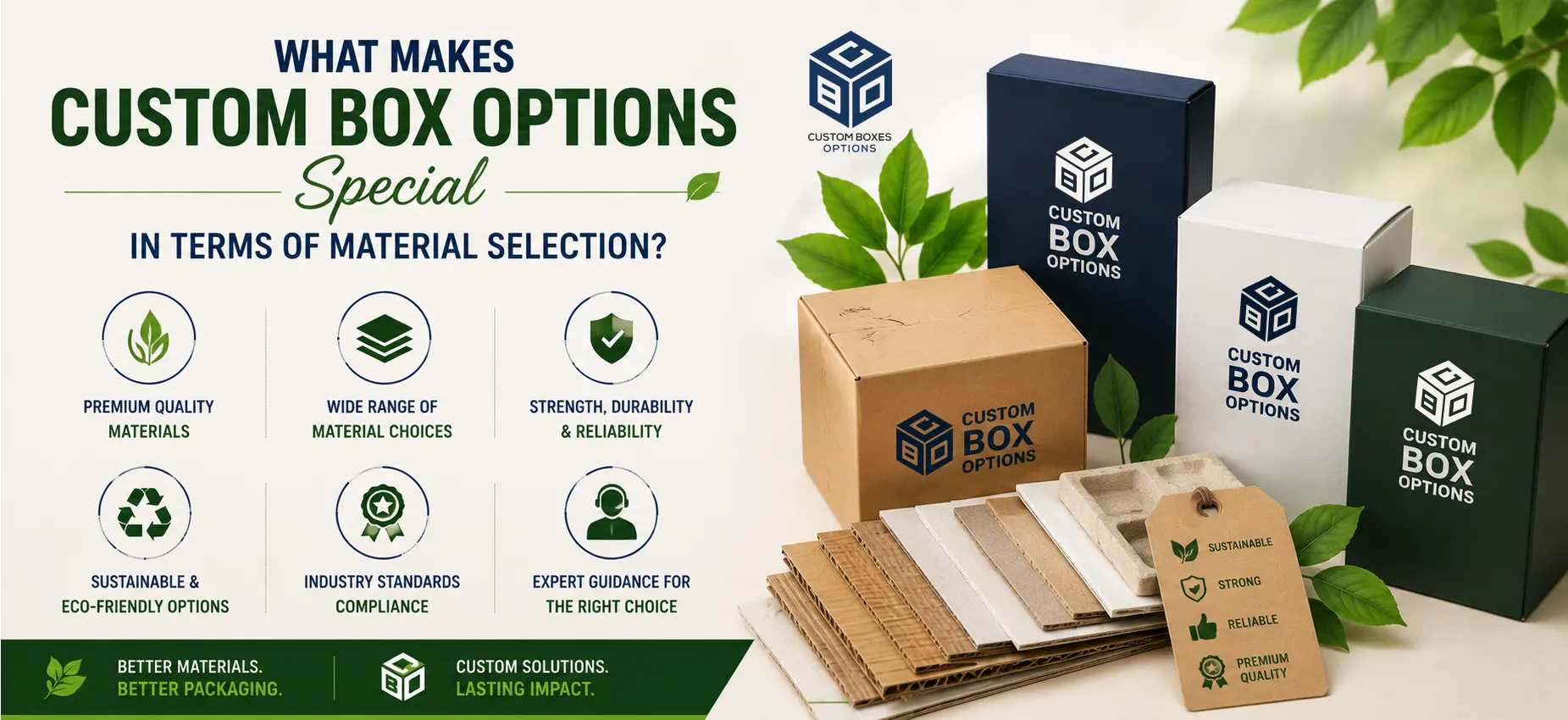 What makes custom boxes options special