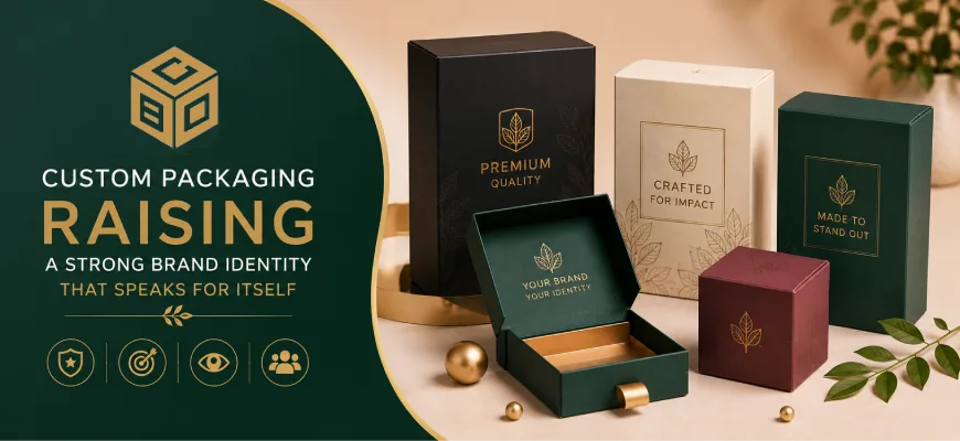 custom packaging Raising a strong brand identity