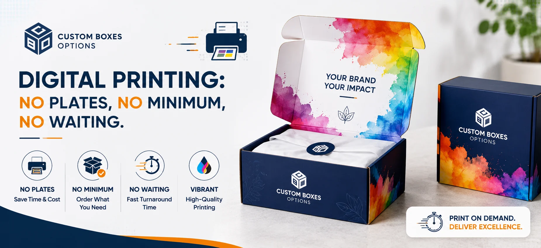 Digital printing for packaging